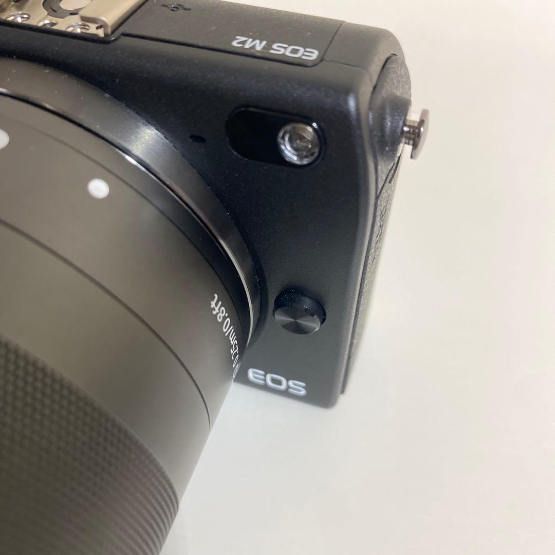 【美品】Canon EOS M2 ミラーレスカメラ 18-55mmレンズ付き