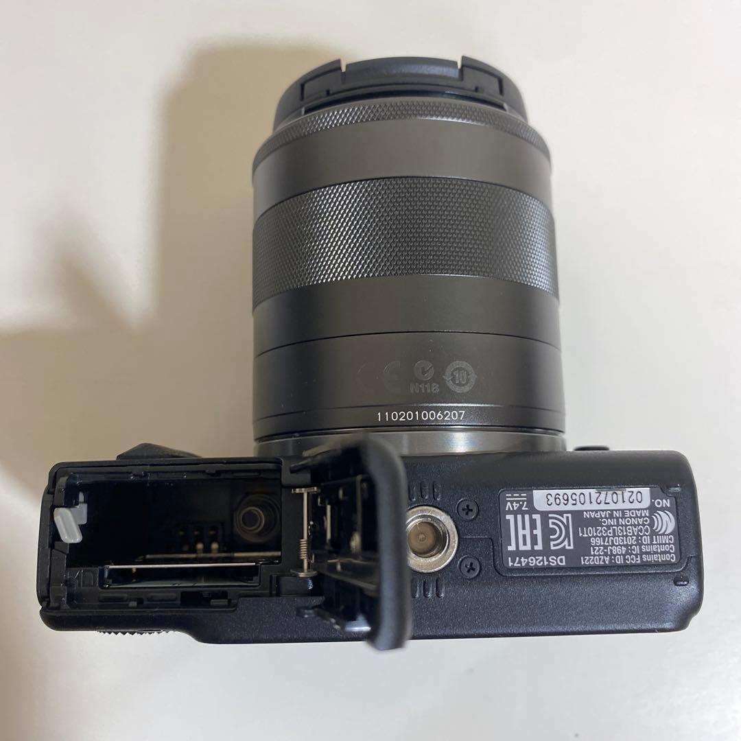 【美品】Canon EOS M2 ミラーレスカメラ 18-55mmレンズ付き