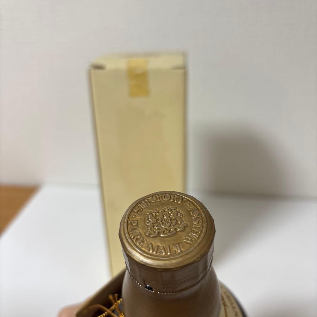 サントリーピュアモルトウイスキー　山崎12年　特級　760ml 向獅子　冊、箱付