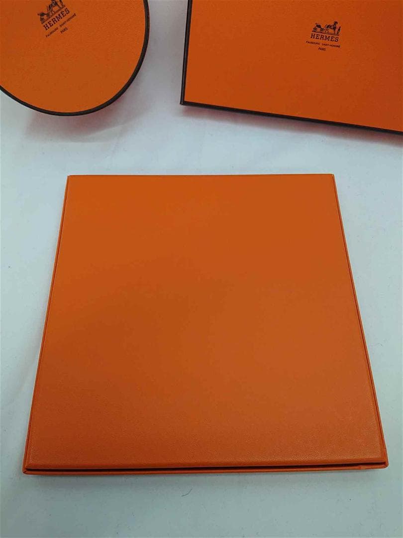 ♡エルメス HERMES オレンジボックス 空箱 3点セット 小物用