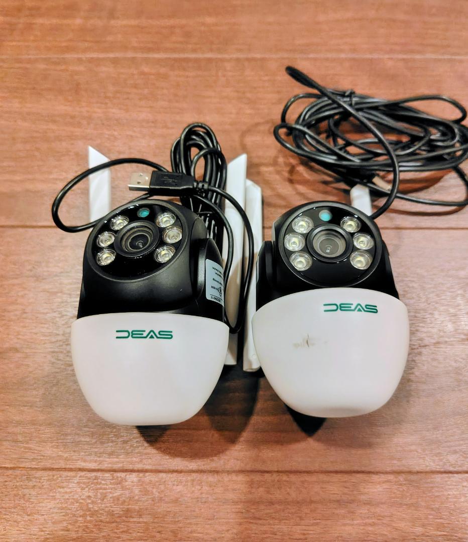 未使用★防犯カメラ2台 SV3C C13 高画素 WIFI AI人検知 遠隔操作