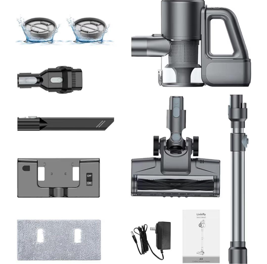 【新品✨】吸引・水拭き一体型スティッククリーナー　掃除機