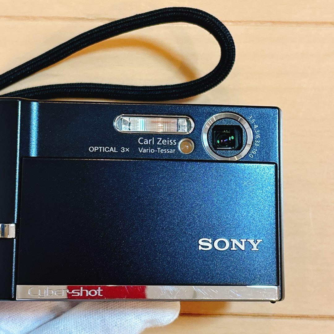 Y2K SONY DSC-T50 コンパクトデジタルカメラ 本体 コンデジ 黒