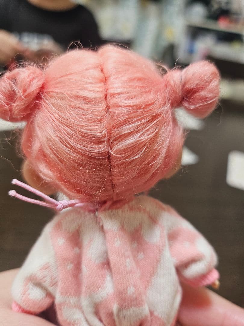 ooak 創作人形 【可愛い苺ちゃん】創作ヘッド 樹脂粘土ベビー