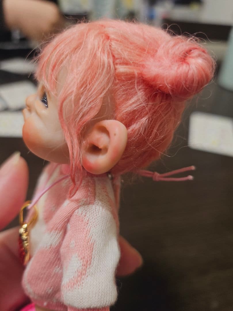 ooak 創作人形 【可愛い苺ちゃん】創作ヘッド 樹脂粘土ベビー