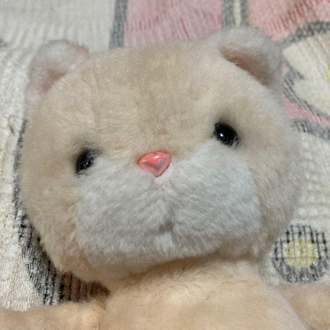 昭和レトロ　吉徳　猫　ぬいぐるみ　中古品