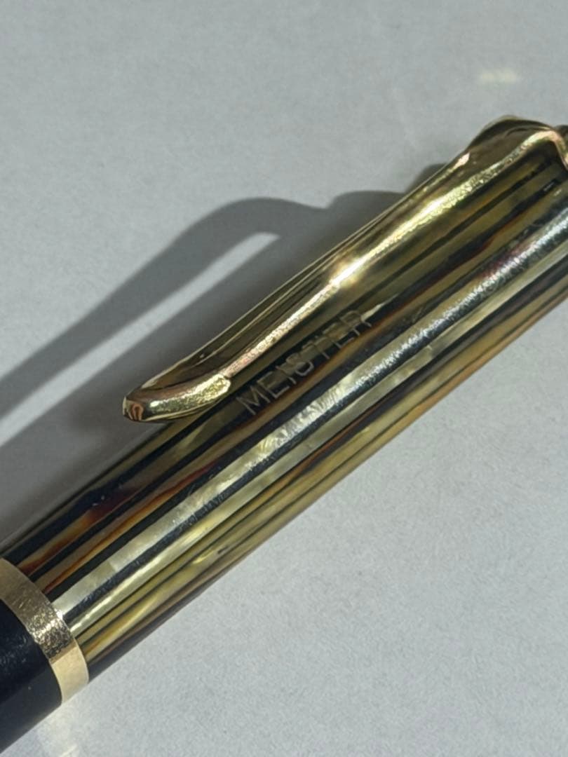Pelikan ペリカン 450 1.18mm シャープペンシル 茶縞 芯付き