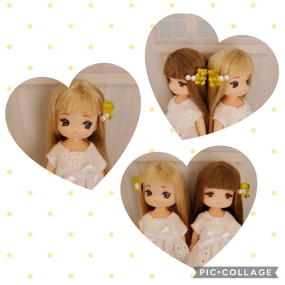 ミキちゃんマキちゃん 服&ヘアピン ４点セット ハンドメイド 　145