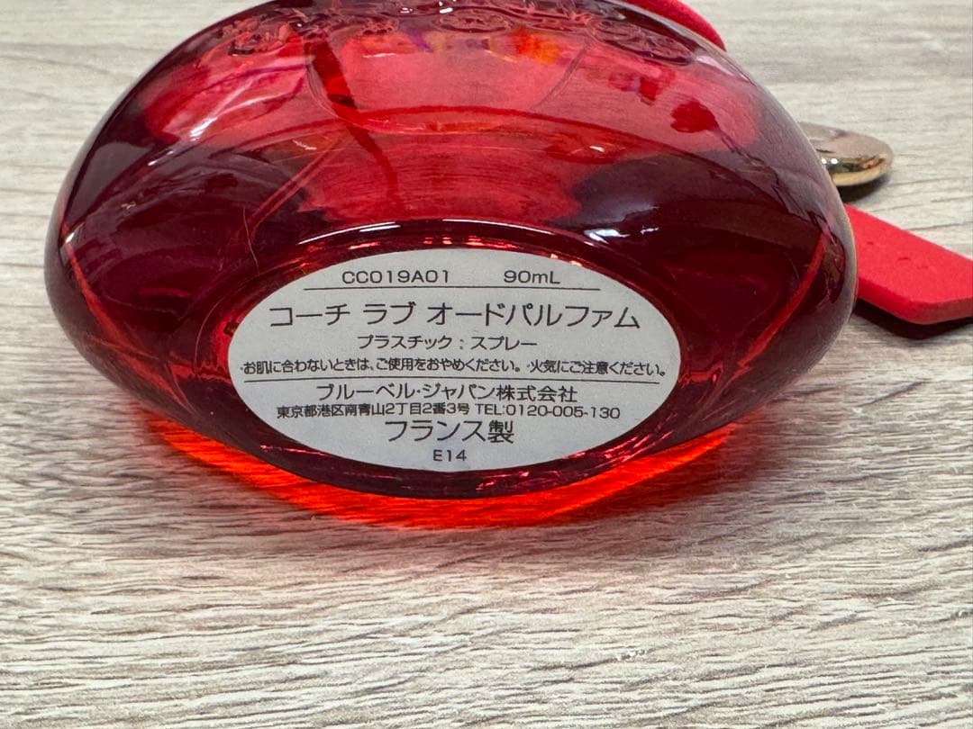 コーチ オードパルファム 赤 90mL