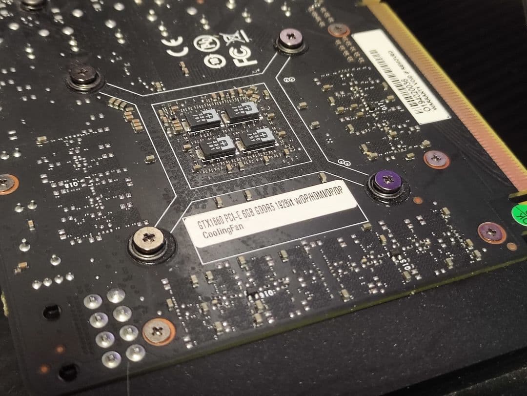 グラフィックボード・グラボ・ビデオカード Geforce GTX1660 6GB