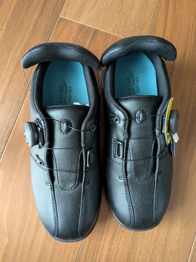 【新品】あゆみ　Boaオープン　介護　リバビリ　屋外　屋内　ダイヤル　黒　合皮