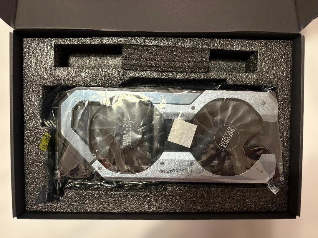 GTX1070 8GB Palit JetStream 起動確認 現状品