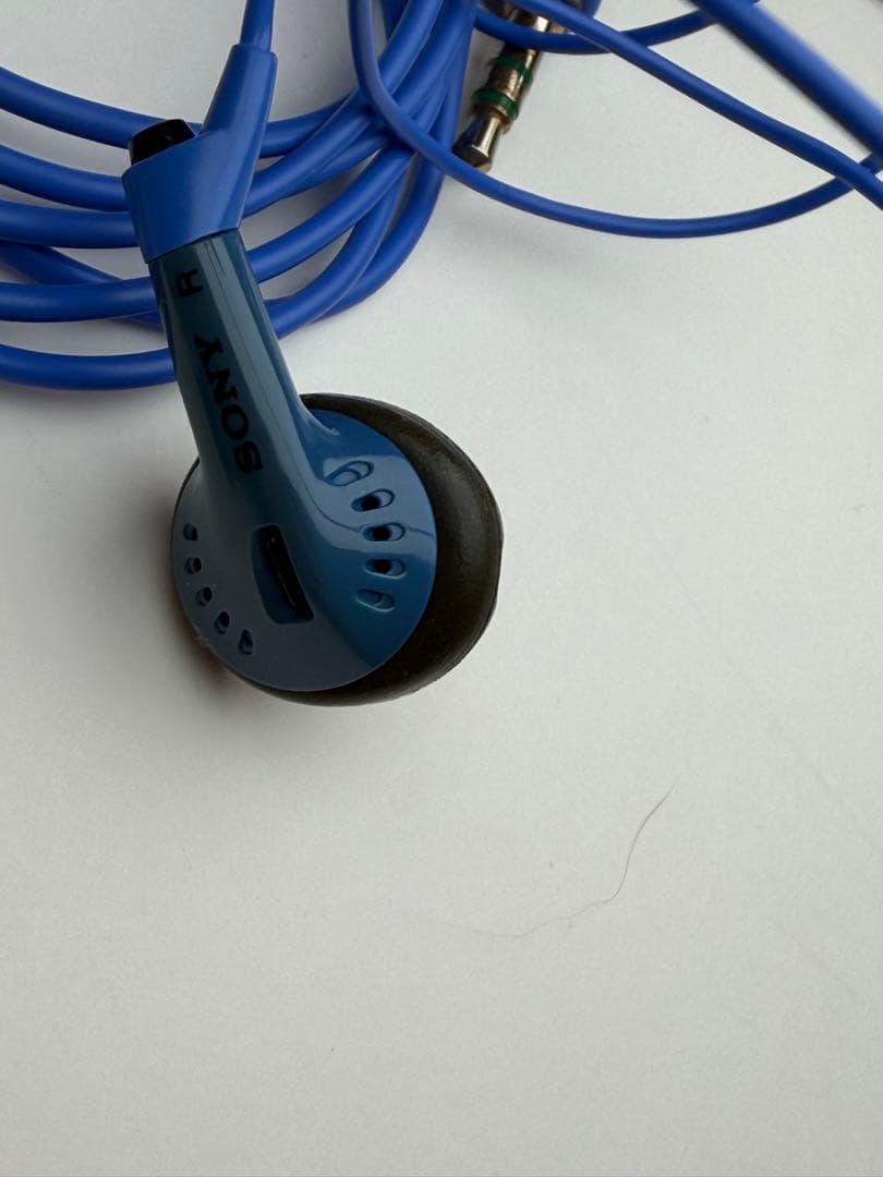 SONY MDR-E555イヤフォン 純正 ケース付き 昭和レトロ