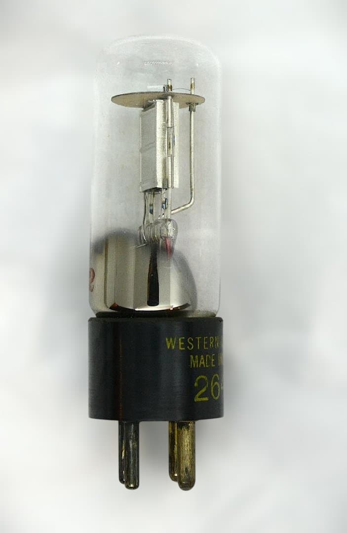 プリントWestem Electric264C真空管1本　導通確認済　入手困難D