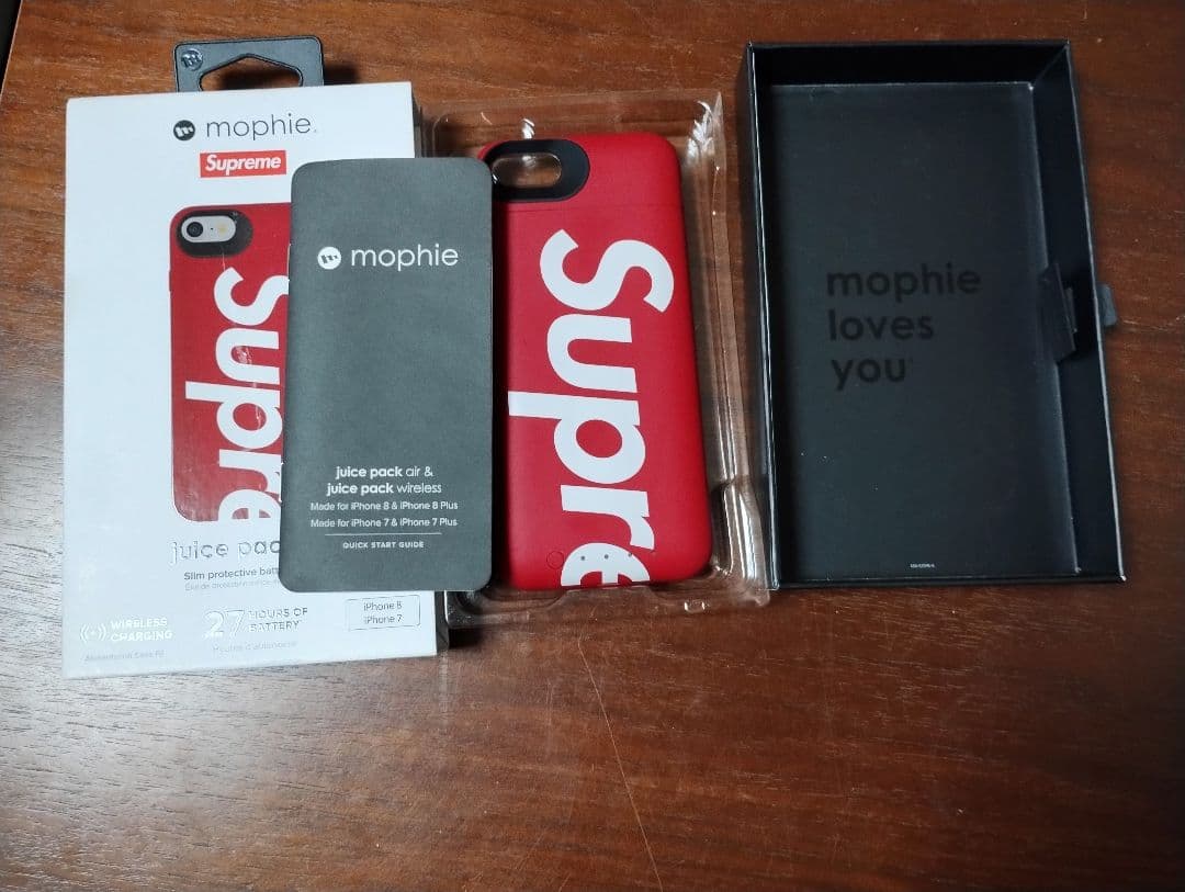 シュプリーム mophieコラボケース iPhone7.8　Supreme