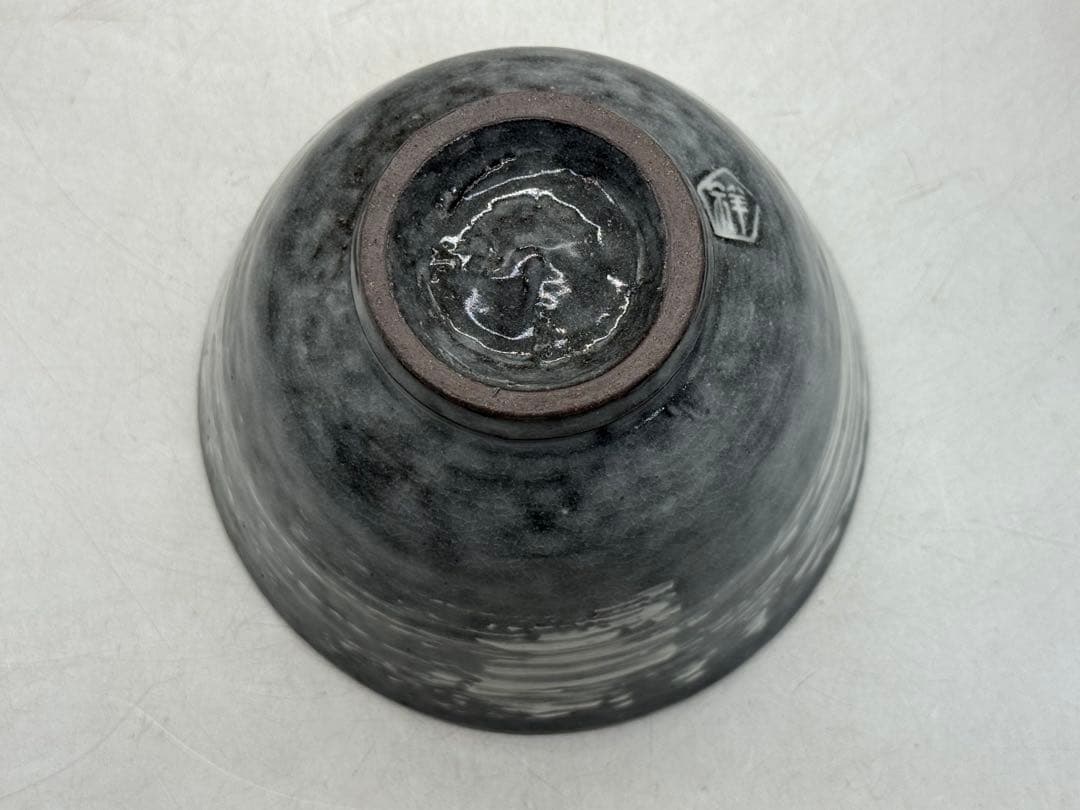 美品　清水　五祥作　数茶碗8点入　白泥象嵌　共箱　茶道具　送料込み260305
