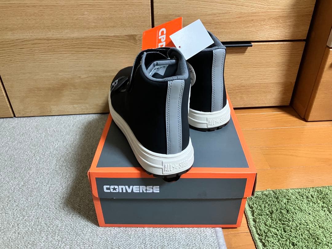 CONVERSE 安全靴　白/黒　1足