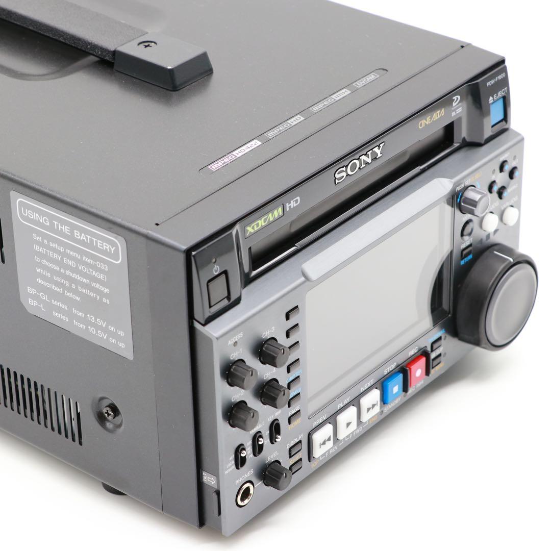 SONY XDCAM PDW-F1600 使用時間極小 Laser37h ソニー
