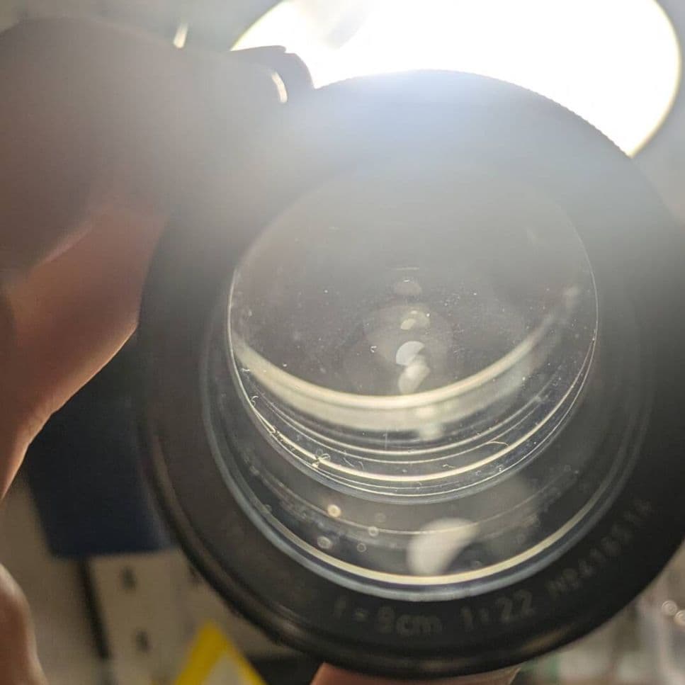 Leitz THAMBAR 2.2/90 L39 +特製M42カプラーLEICA