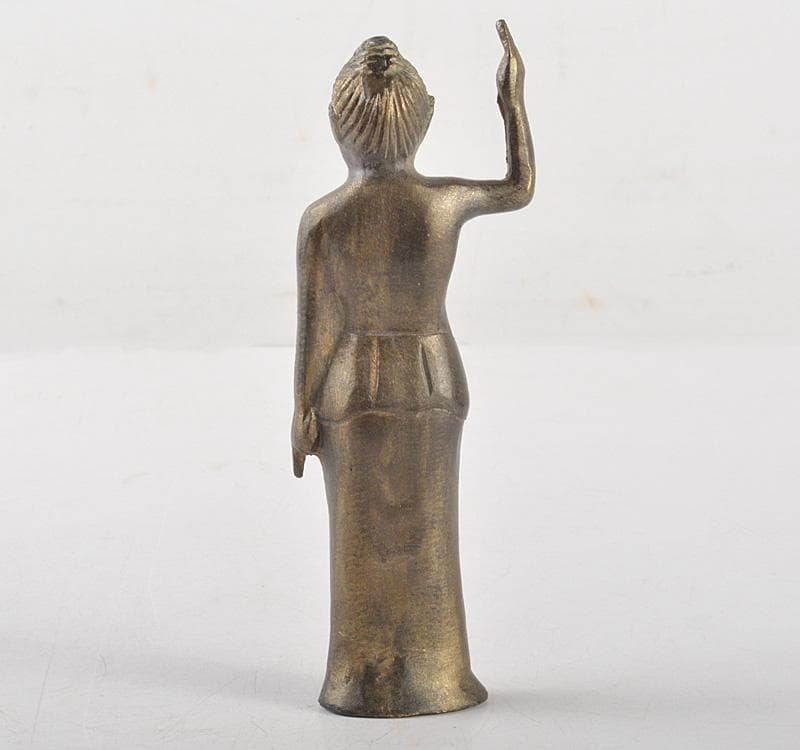 仏教美術　古銅鍍金　誕生仏　仏像　C　R5198