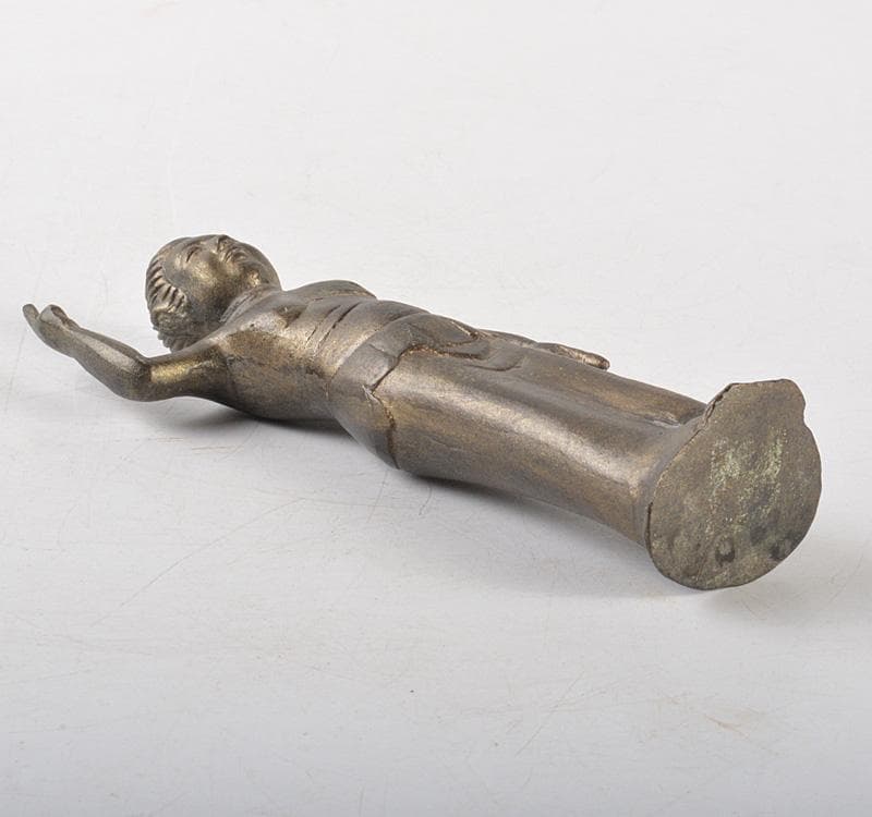 仏教美術　古銅鍍金　誕生仏　仏像　C　R5198