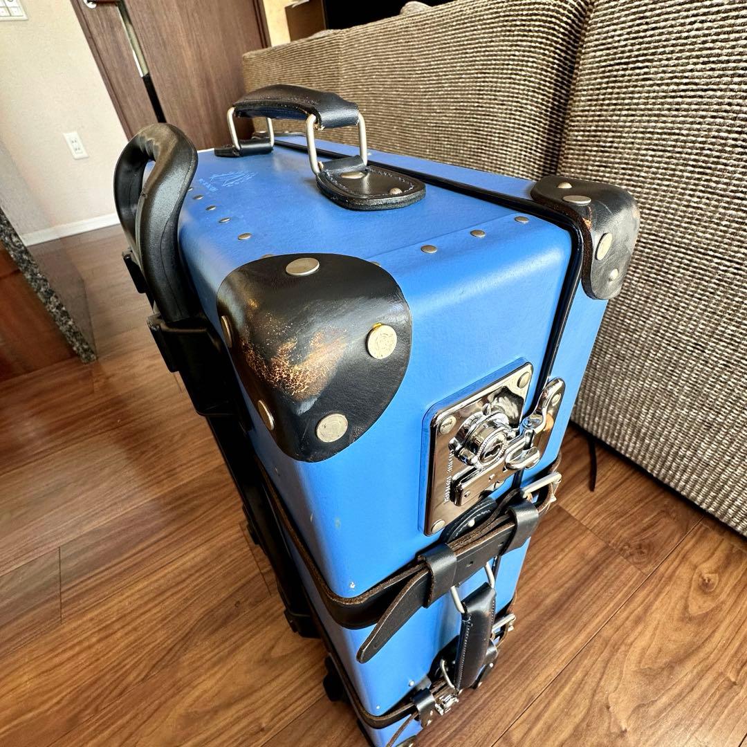 GLOBE TROTTER　グローブトロッター スーツケース 21インチブルー