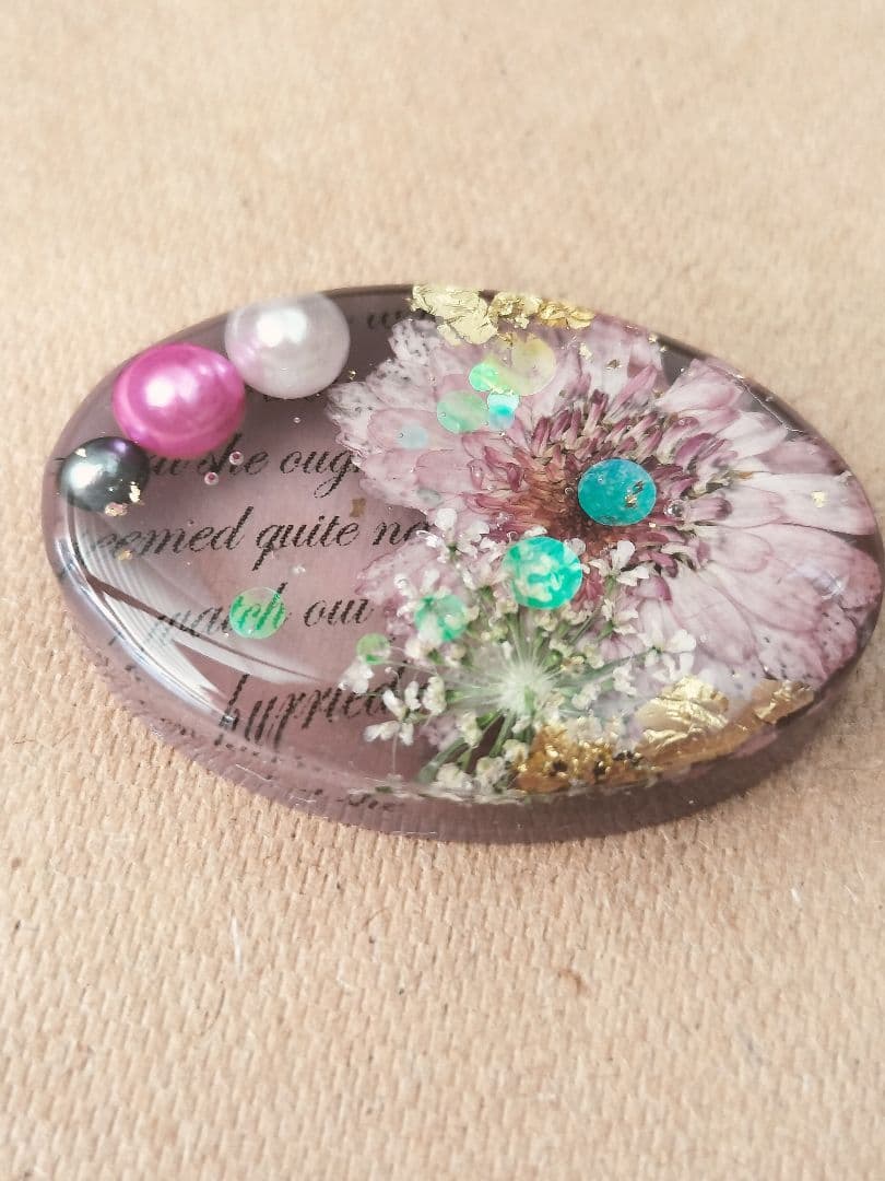 【出品セール♡】A-105♡お花レジン ヘアゴム