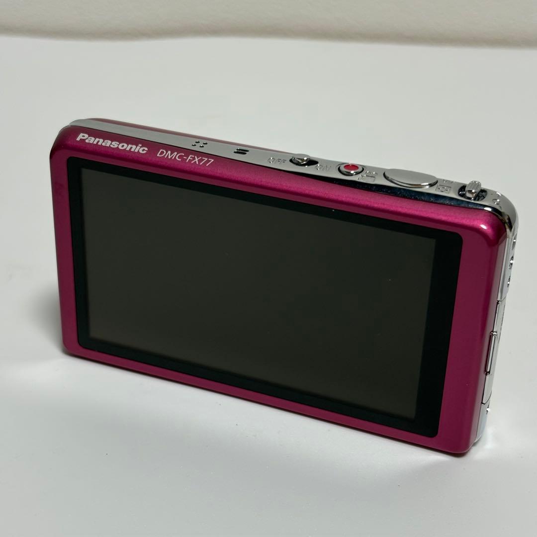 美品 LUMIX DMC-FX77 ピンク LEICAレンズ搭載 フルHD動画
