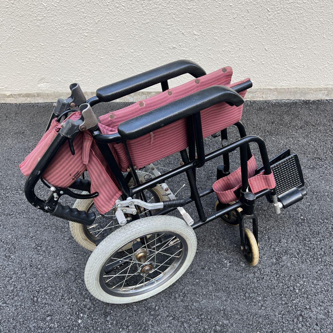 動作良好　介護用車椅子　ニシケン　TH-2SB　介護　軽量コンパクト　アルミ製