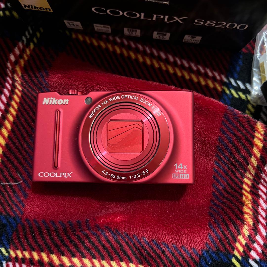 NikonCOOLPIX S8200 ブリリアントレッド