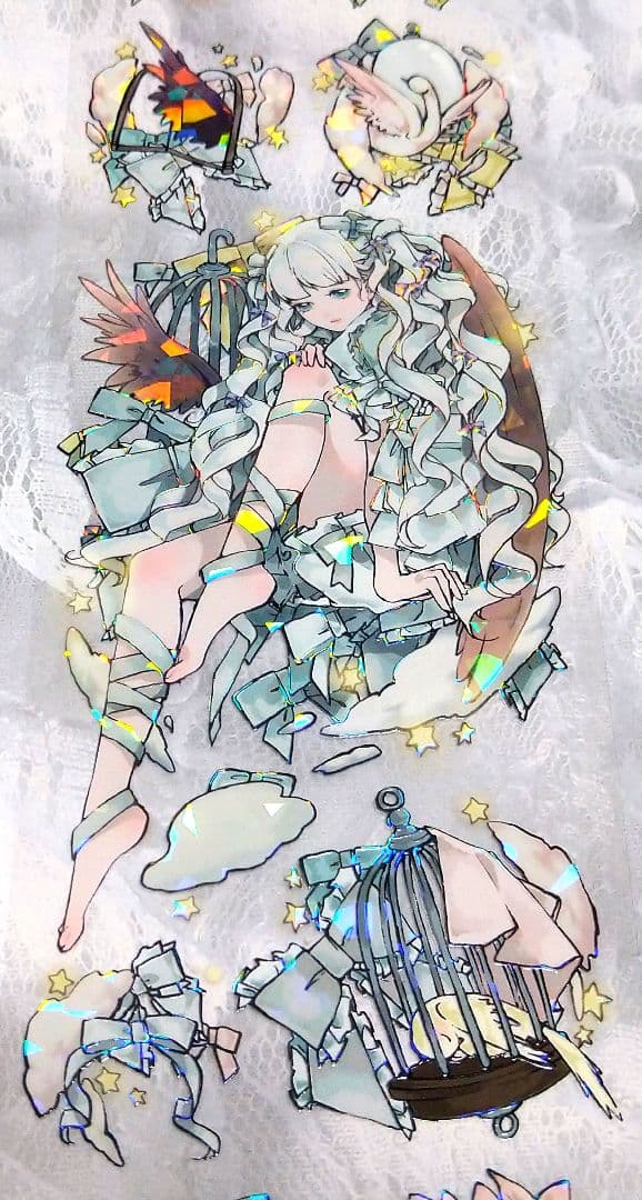 ✩のこり２✩J577＃梦境呢喃(贝壳光)切り売り海外人物マステ女の子