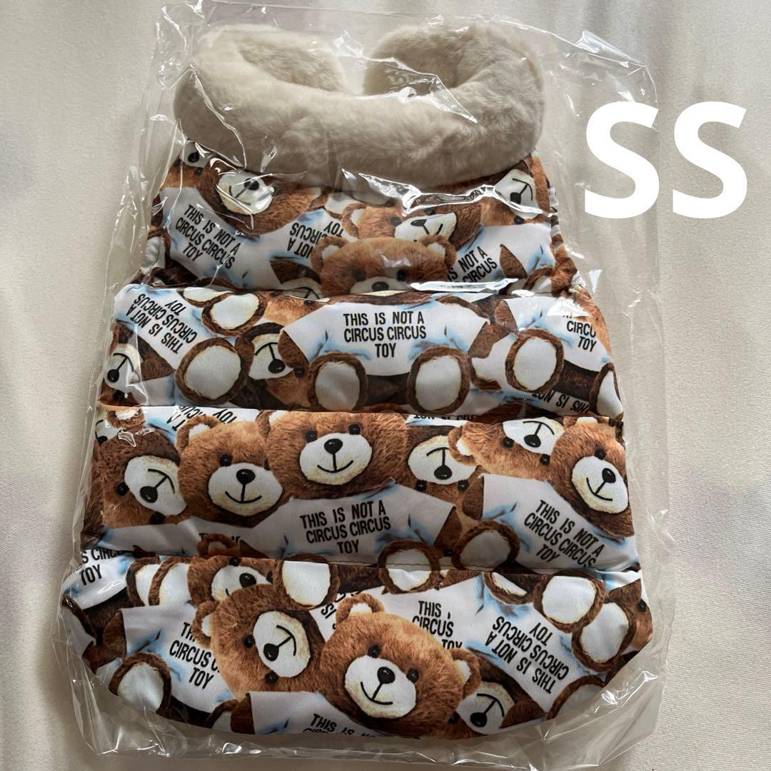 【新品】circus circus Fur lapel中綿ベスト SSサイズ