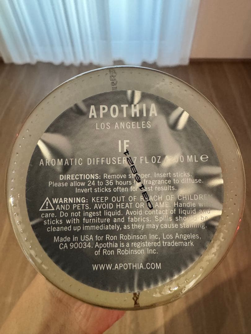 APOTHIA IF Eau de Parfum 200ml 残8割程度
