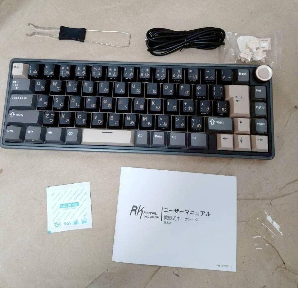 RK  KLUDGE R65 ゲーミングキーボード 有線 日本語配列