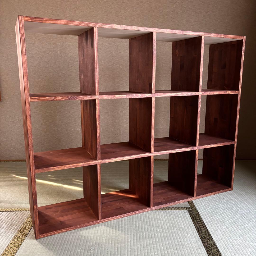 ハンドメイド　格子棚・本棚　オーダー受け付けます