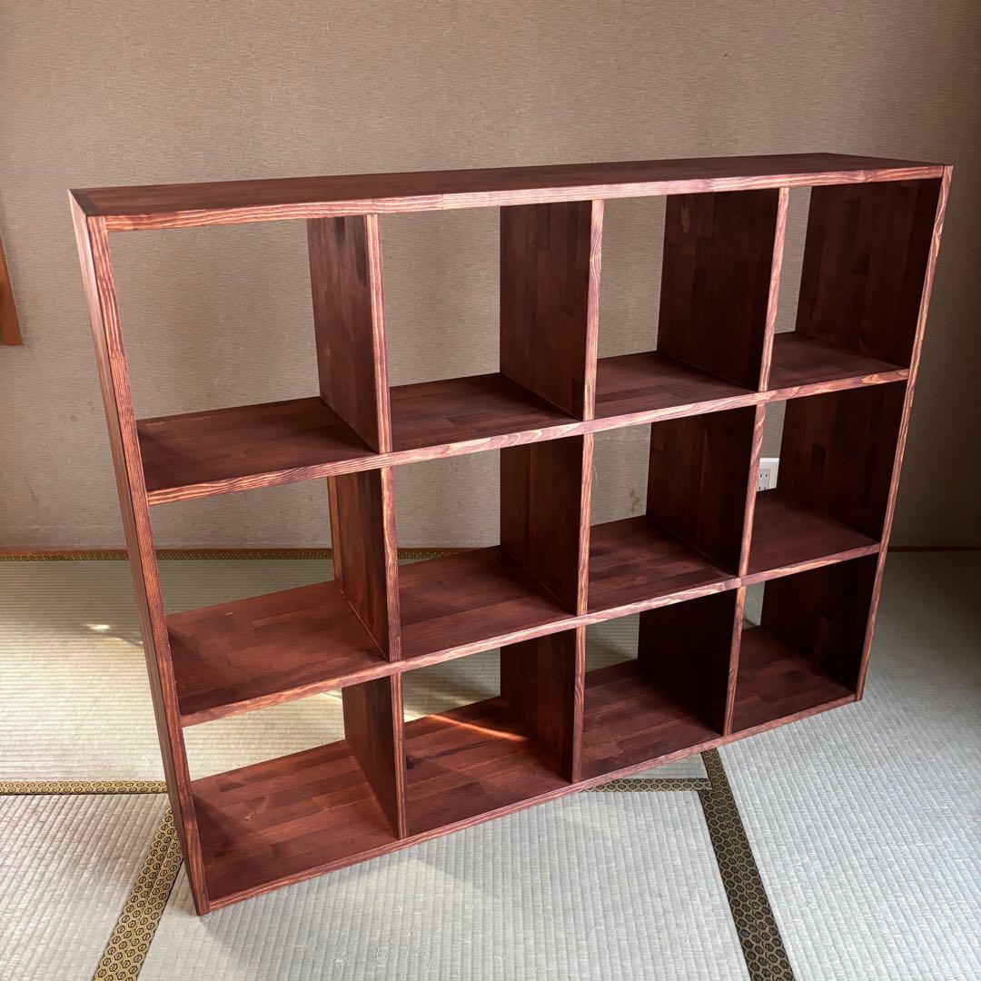 ハンドメイド　格子棚・本棚　オーダー受け付けます