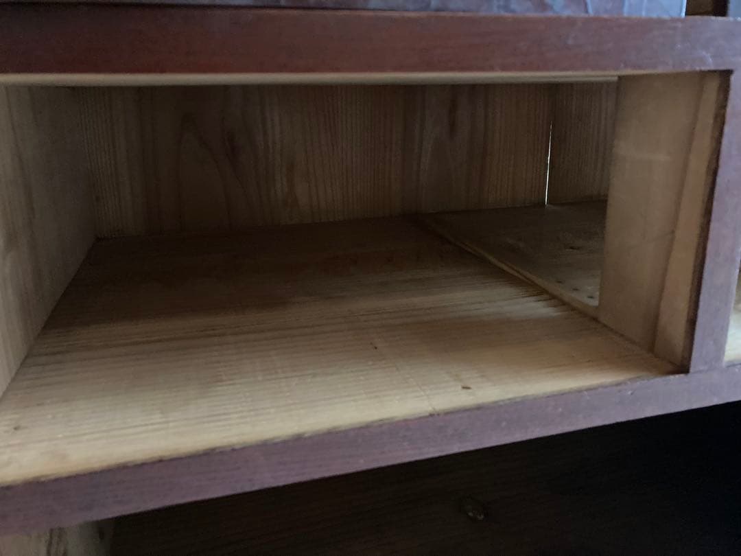 木製 古家具　ローボード チェスト 収納棚 テレビ台　昭和レトロ アンティーク