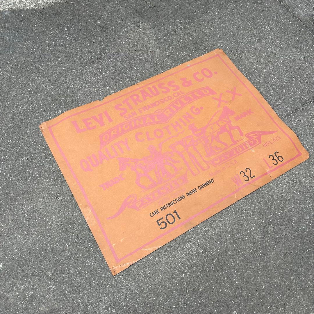超希少 Levi's 大判ポスター 看板 ディスプレイ　72cm×100cm