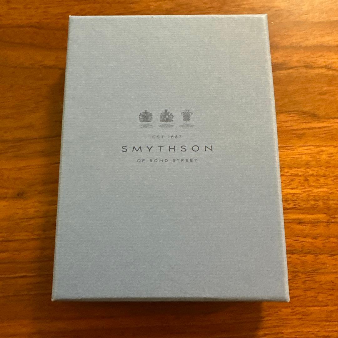 【新品未使用】SMYTHSON スマイソン ネームタグ 水色