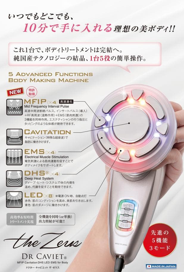 ドクターキャビエット ザ ゼウス■5つの機能