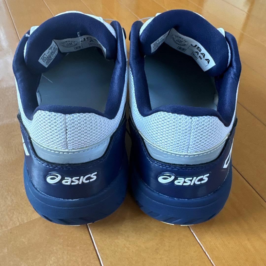 asics安全靴ウィンジョブCP209 ホワイト×ピーコート　26cm