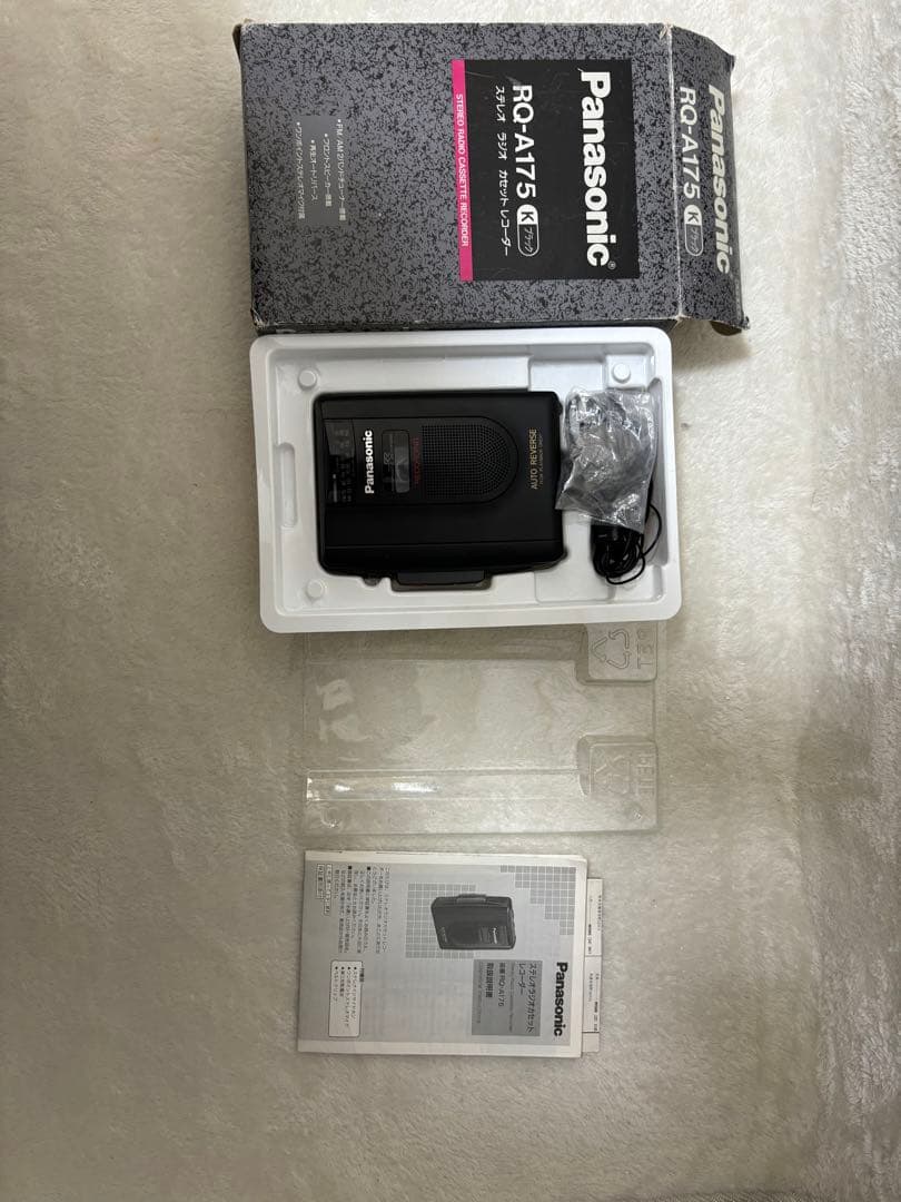 Panasonic RQ-A175-K ブラック　カセット　ウォークマン