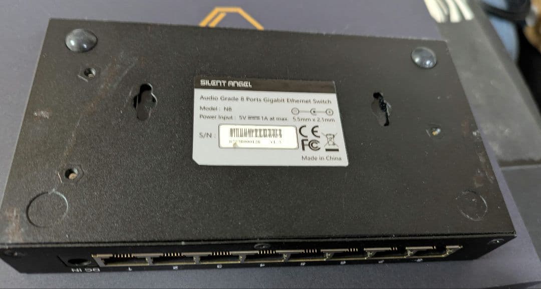 Silent Angel N8　オーディオ用スイッチングハブ
