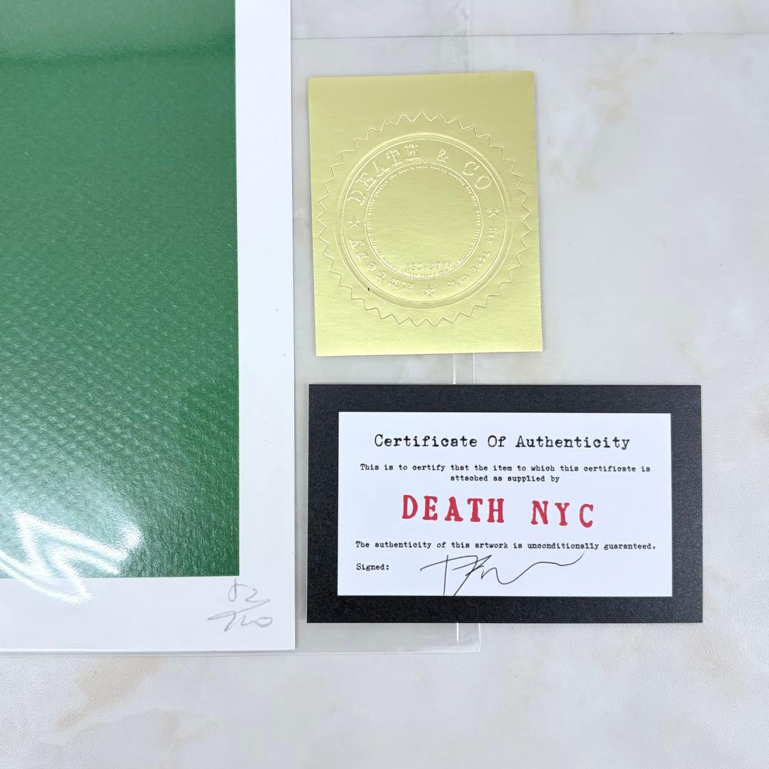 DEATH NYC いちご コカコーラ 限定100枚 直筆サイン
