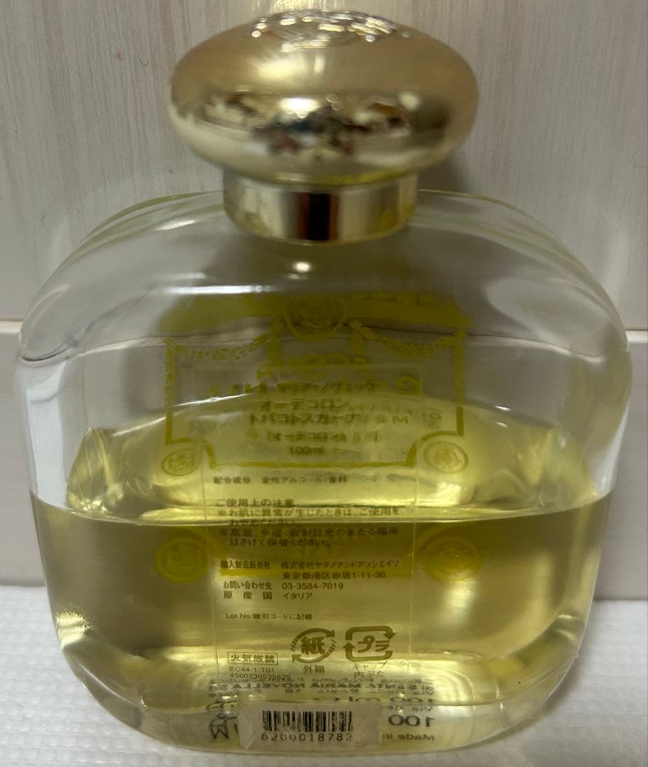 サンタマリアノヴェッラ　トバッコトスカーノ　100ml オーデコロン　残量6割