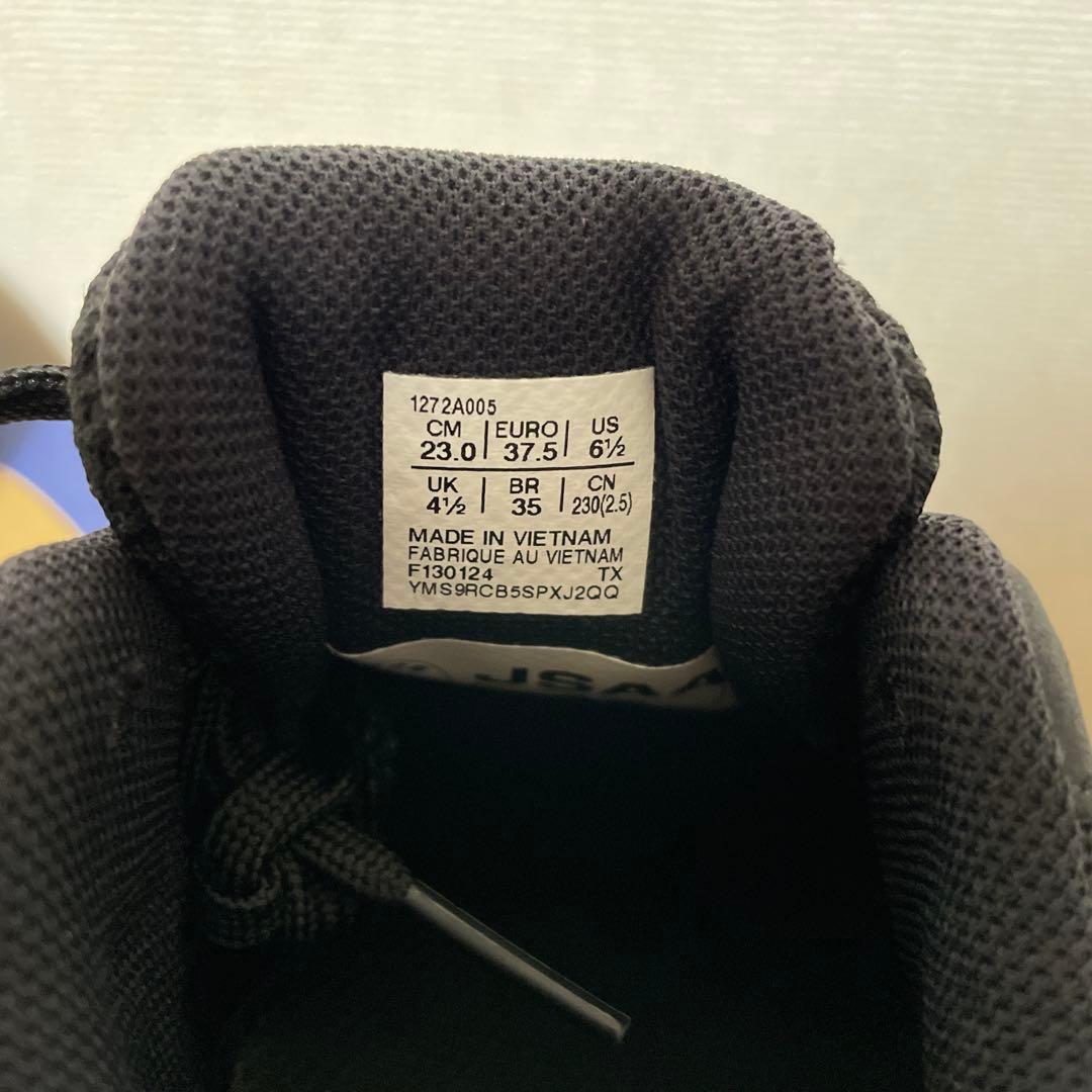 新品/asics WINJOB CP217 23cm ブラック/ブラック