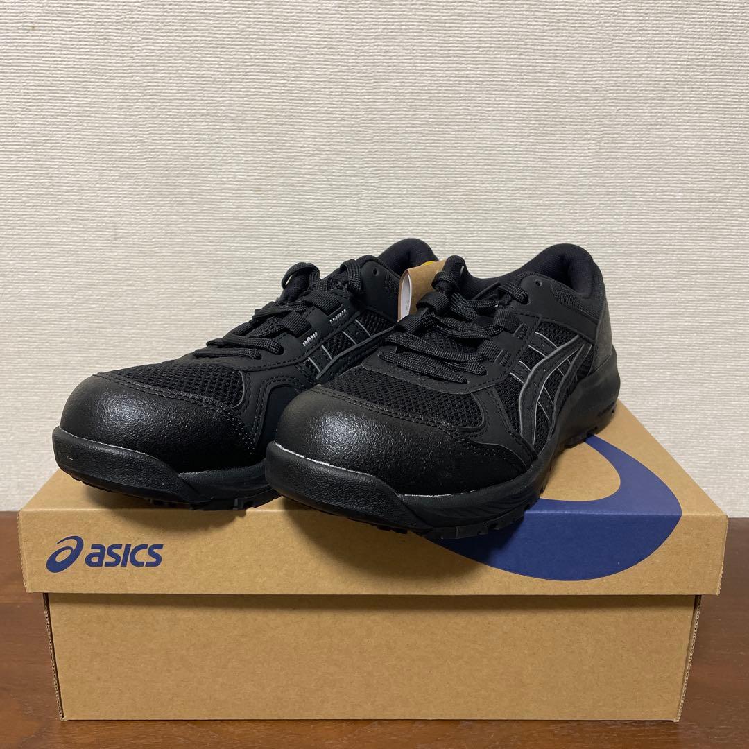 新品/asics WINJOB CP217 23cm ブラック/ブラック