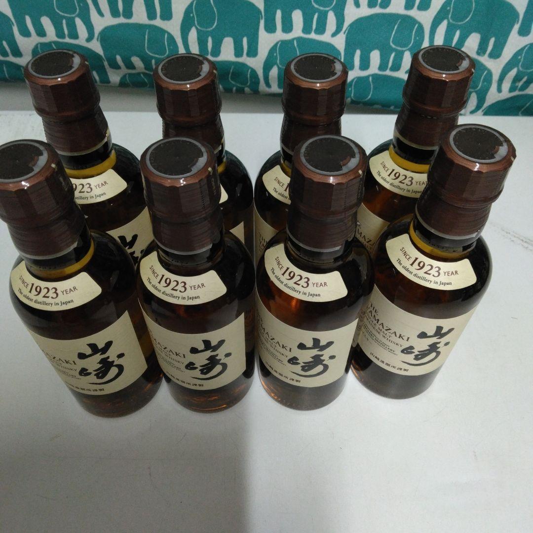 山崎 8本　白州 17本　ミニボトル