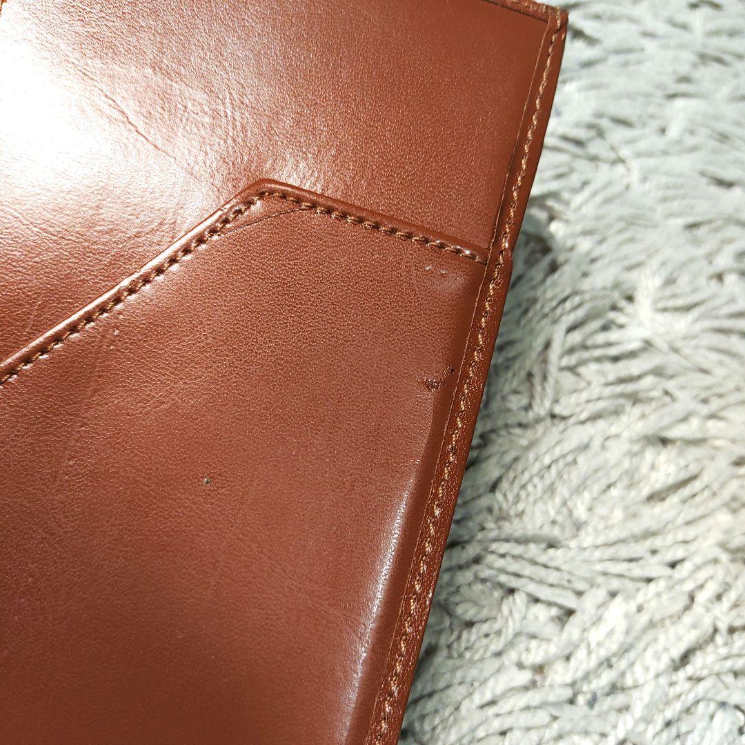 【未使用保管品】BURBERRY バーバリー　グリーン　パスポートケース　レザー