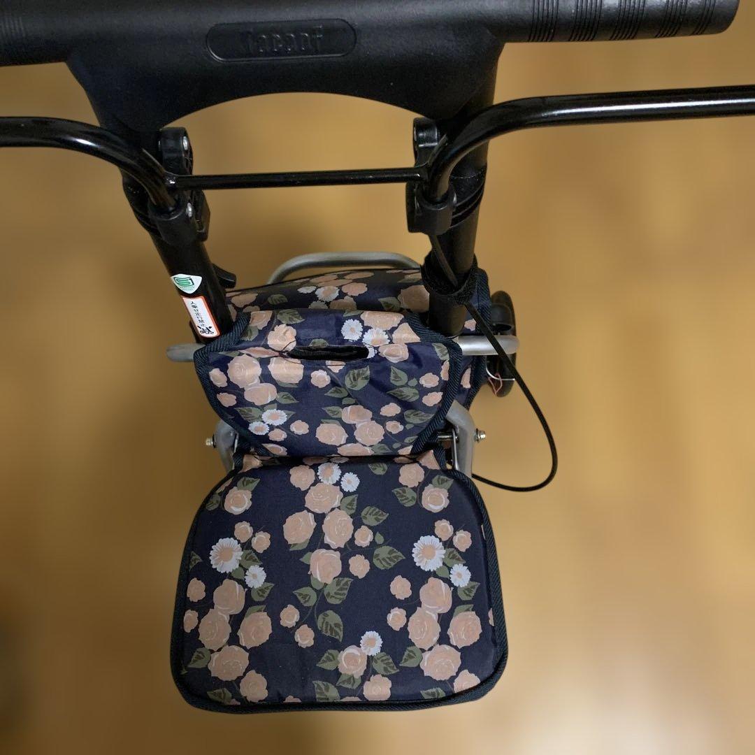 花柄シルバーカー(新品、未使用)